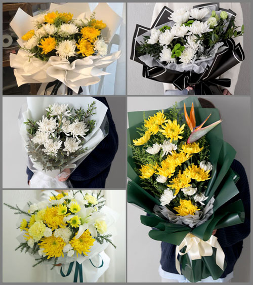 安徽宿州市灵璧县禅堂乡李言村白事花束代送